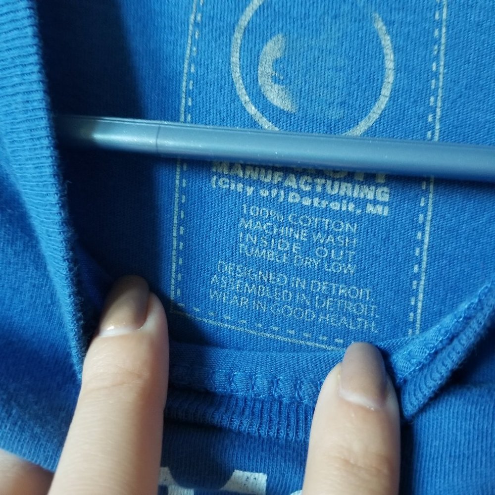 Michigan Blue Tee - Picture 3 of 3